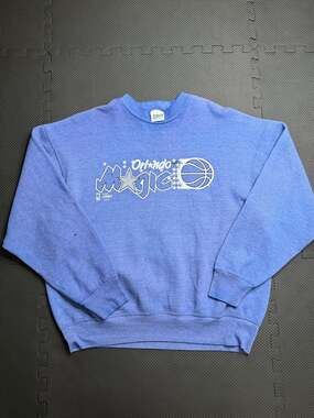Salem Sportswear Orlando Magic Sweatshirt Size XL Blue Vintage NBA